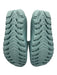 Vionic Shoe Size 9 Teal Green Suede Rubber Sole Mule Slides Sandals Teal Green / 9