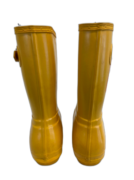 Hunter Shoe Size 9 Yellow Rubber Half Calf Waterproof Rain Boots Yellow / 9
