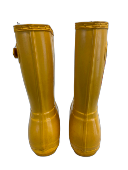 Hunter Shoe Size 9 Yellow Rubber Half Calf Waterproof Rain Boots Yellow / 9