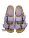 Intentionally Shoe Size 37 Lilac Brass Studs Platform Cork Sandals Lilac / 37