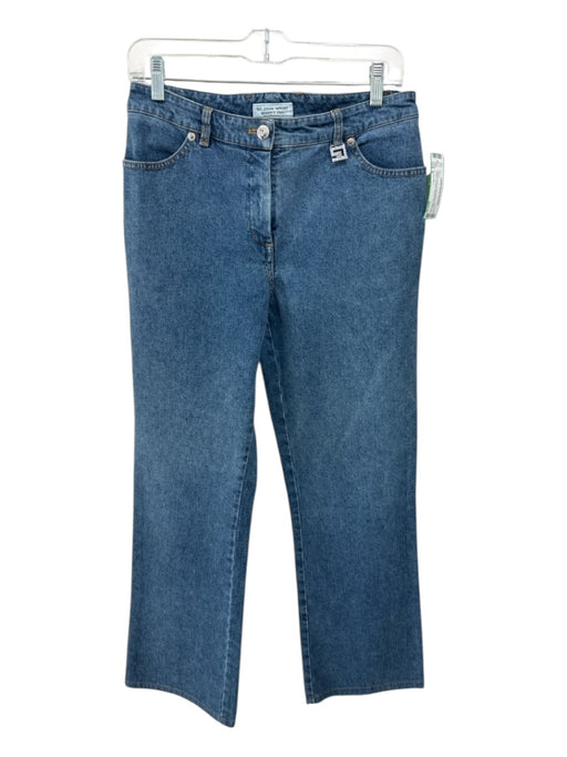 St John Sport Size 6 Medium Wash Cotton Denim Logo Charm Low Rise Jeans Medium Wash / 6