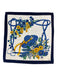 Gucci Blue, White, yellow Silk Floral Hat Print scarf Blue, White, yellow