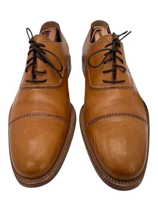 Bruno Magli Shoe Size 9 Brown Leather Solid Dress Cap Toe Men's Shoes Brown / 9