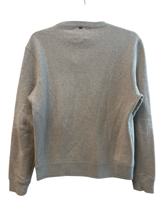 Billy Reid Size Small Oatmeal Cotton Long Sleeve Crew Neck Sweatshirt Oatmeal / Small
