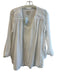 Current Elliot Size 0 White 100% Cotton Long Sleeve V Neck Balloon Sleeve Top White / 0