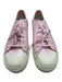 Adidas Shoe Size 8 Pink & White Canvas Low Top Lace Up Platform Sneakers Pink & White / 8