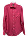 Sid Mashburn Size M Pink Cotton Cordouroy Button Down Men's Long Sleeve Shirt M