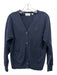 Lacoste Size 36 Navy Wool Blend Solid Cardigan Men's Sweater Navy / 36