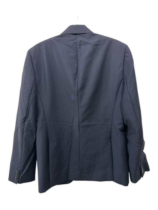 Acne Studio Navy Wool Blend Solid Men's Blazer Navy / 46