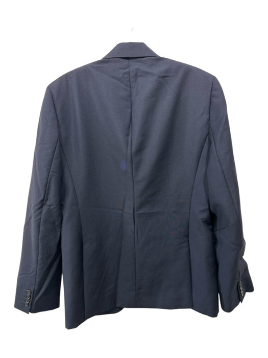 Acne Studio Navy Wool Blend Solid Men's Blazer Navy / 46