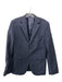Acne Studio Navy Wool Blend Solid Men's Blazer Navy / 46