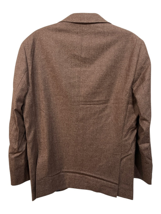 Ted Baker Brown Wool & Silk Blend 2 Button Men's Suit Brown / 38