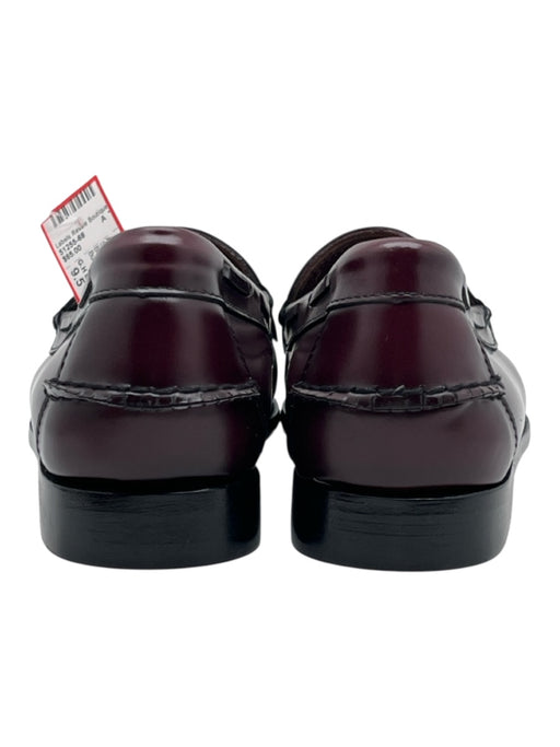G.H Bass & Co Shoe Size 9.5 Burgundy Leather Tassel loafer Men's Shoes Burgundy / 9.5
