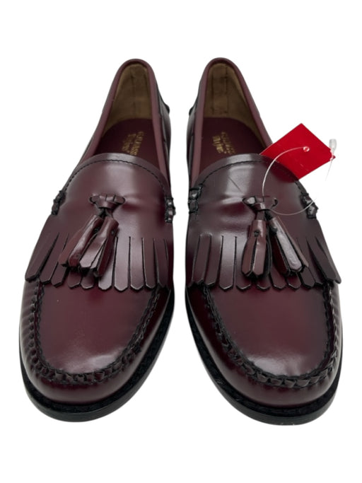 G.H Bass & Co Shoe Size 9.5 Burgundy Leather Tassel loafer Men's Shoes Burgundy / 9.5