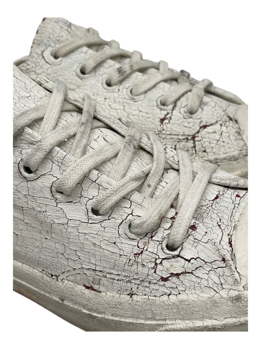 Converse Shoe Size 6 AS IS White Synthetic Low Top Lace Up Men's Shoes White / 6