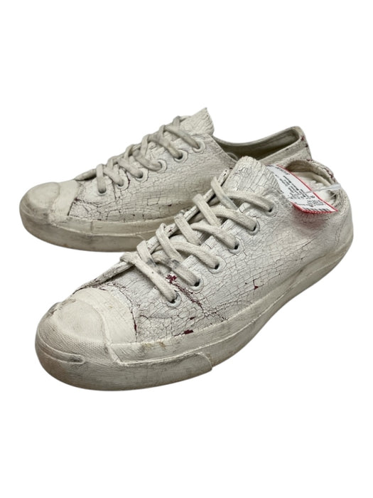 Converse Shoe Size 6 AS IS White Synthetic Low Top Lace Up Men's Shoes White / 6