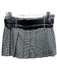 Aniye By Size XS Black & White Polyester Blend Pleated Houndstooth Mini Skirt Black & White / XS