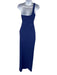 Likely Size 0 Blue Polyester Blend One Shoulder Side Slit Mermaid Gown Blue / 0