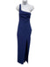 Likely Size 0 Blue Polyester Blend One Shoulder Side Slit Mermaid Gown Blue / 0