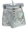 Joie Size 0 White & Black Cotton Blend Contrast Stitch Button Fly Shorts White & Black / 0