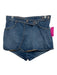 We The Free Size 29 Medium Wash Cotton Denim Zip Wrap Mini Skort Medium Wash / 29