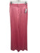 Alice + Olivia Size 2 Pink Triacetate Blend Mid Rise Satin Faux Pockets Pants Pink / 2
