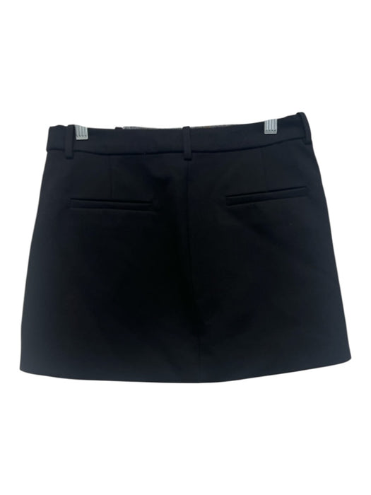 SER.O.YA Size XS Medium Wash & Black Nylon Blend Denim High Rise Mini Skirt Medium Wash & Black / XS