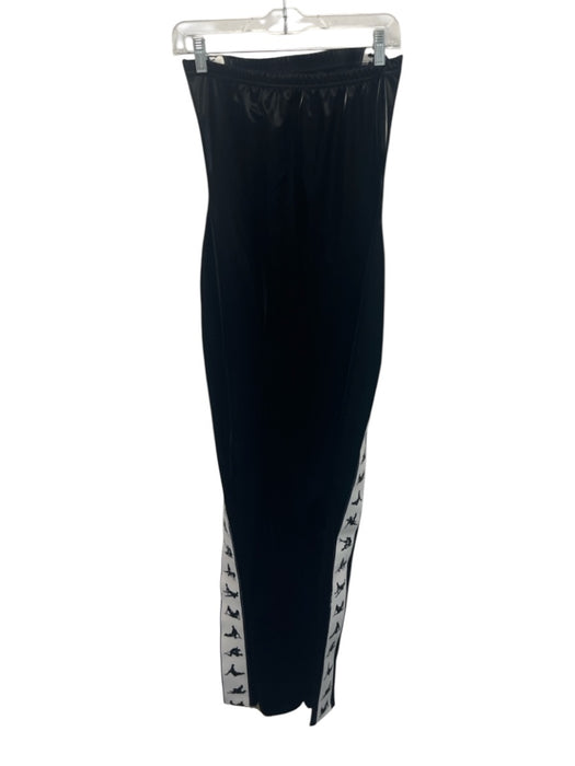 Poster Girl Size S Black & White Polyester Blend Side Panel Strapless Midi Dress Black & White / S