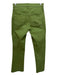 KUT Size 0 Green Cotton Zip Fly Ankle Flare Hem Frayed Hem Jeans Green / 0