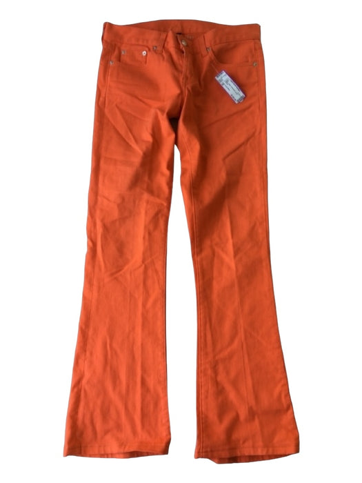 Ralph Lauren Black Size 29 Orange Cotton Embellished zip fly Jeans Orange / 29