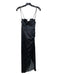 Zara Size Medium Black & White Polyester Polka Dots Spaghetti Strap Maxi Dress Black & White / Medium