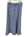MSCH Copnhagen Size M Blue & White Viscose & Polyamide Stretch Waist Skirt Blue & White / M