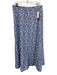 MSCH Copnhagen Size M Blue & White Viscose & Polyamide Stretch Waist Skirt Blue & White / M