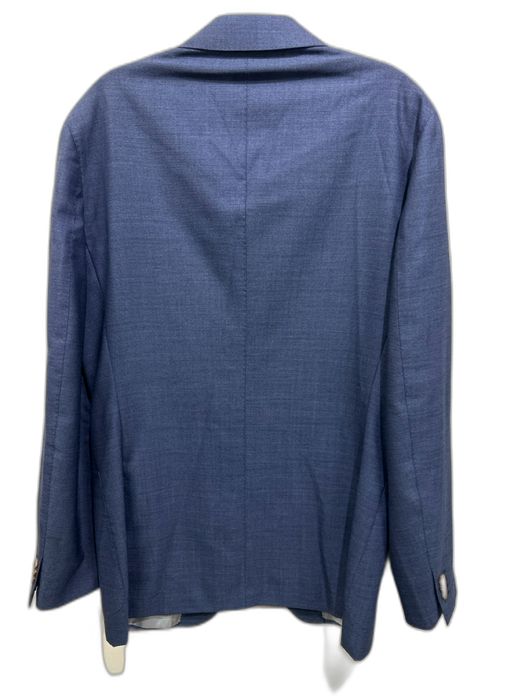 Suitsupply Blue Wool Solid 2 Button Men's Blazer Blue / 40L