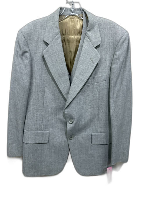 Christian Dior AS IS Gray Solid 2 Button Men's Blazer Gray / Est L