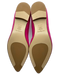 Margaux Shoe Size 40.5 Pink textile upper Leather Sole Woven Pointed Toe Flats Pink / 40.5