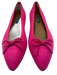 Margaux Shoe Size 40.5 Pink textile upper Leather Sole Woven Pointed Toe Flats Pink / 40.5