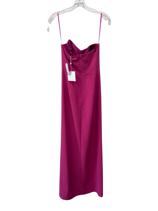 Abyss by Abby Size S Pink Polyester Boning cat ear neckline Side Slit Gown Pink / S