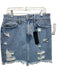 Carmar Size 26 Light Wash Cotton Denim High Rise Distressed Mini 5 Pocket Skirt Light Wash / 26