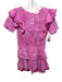 Loveshackfancy Size P Hot pink Cotton Short Sleeve Floral Eyelet Tiered Dress Hot pink / P