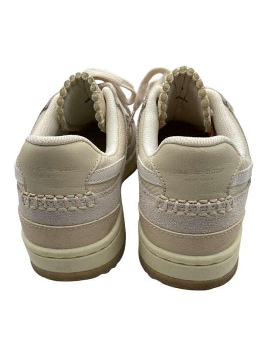 Rag & Bone Shoe Size 38 Beige & Cream Suede & Leather Lace Up Low Top Sneakers Beige & Cream / 38