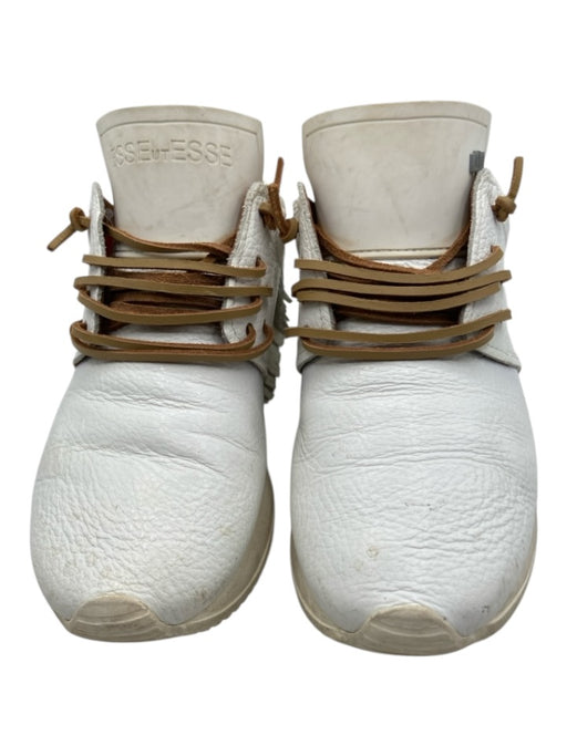 Esse Ut Esse Shoe Size 36 Cream White Leather Fringe Leather Laces Sneakers Cream White / 36