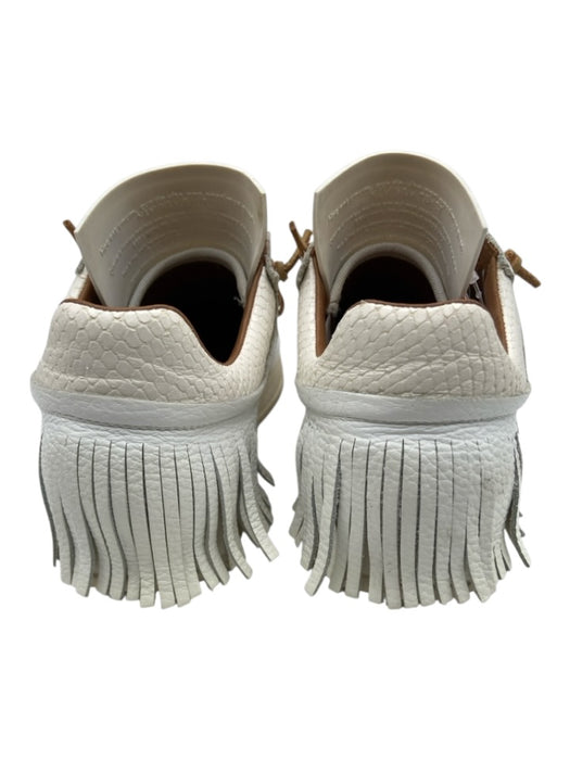Esse Ut Esse Shoe Size 36 Cream White Leather Fringe Leather Laces Sneakers Cream White / 36