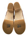 Paige Shoe Size 9 Brown & Beige Leather Wood Sole Stud Detail Clog Mules Brown & Beige / 9