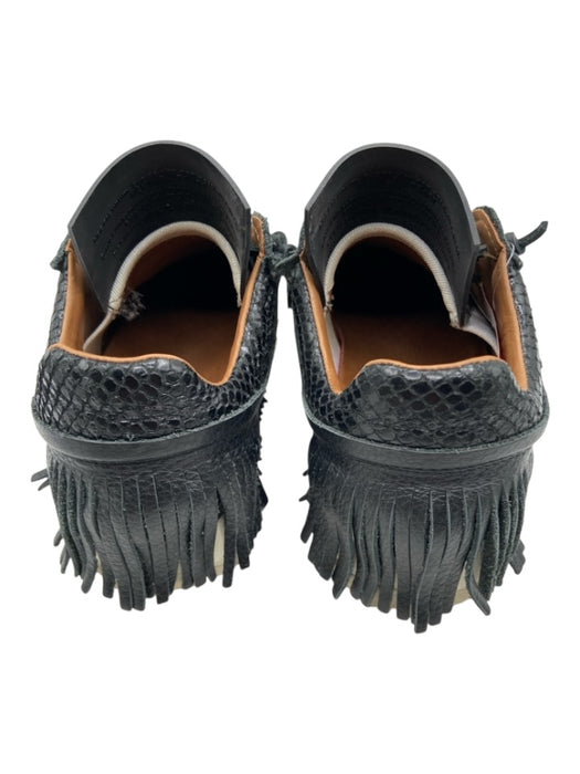 Esse Ut Esse Shoe Size 36 Black Leather Fringe Leather Laces Sneakers Black / 36