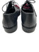 Miista Shoe Size 36 Black & Burgundy Leather & Velvet Lace Up Almond Toe Loafers Black & Burgundy / 36