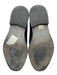 Miista Shoe Size 36 Black & Burgundy Leather & Velvet Lace Up Almond Toe Loafers Black & Burgundy / 36