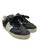Valentino Garavani Shoe Size 36.5 Gray, Black, White Leather Glitter Sneakers Gray, Black, White / 36.5