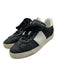 Valentino Garavani Shoe Size 36.5 Gray, Black, White Leather Glitter Sneakers Gray, Black, White / 36.5