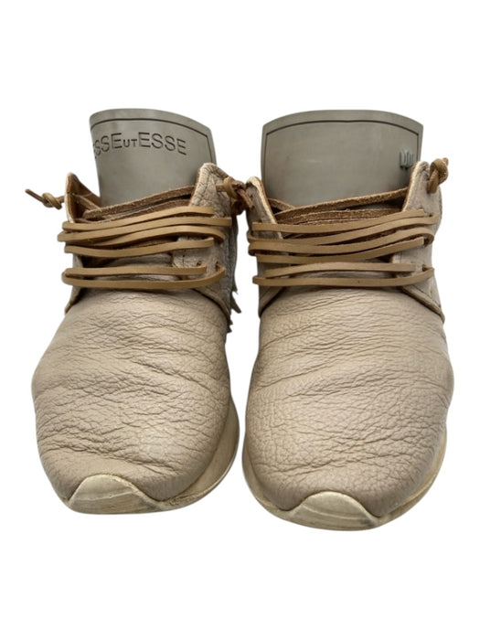 Esse Ut Esse Shoe Size 36 Beige Leather Fringe Leather Laces Sneakers Beige / 36